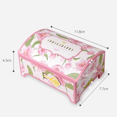 Trinkets Exquisite Cosmetic  Rose White Paper Lash  Perfume New Flower Cake Candy Custom Shape Pink  Creative Packing Box Small