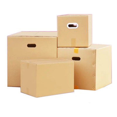 Brown Kraft Paper 3 ply Custom Printed Cardboard Corrugated Box Packaging with high quality